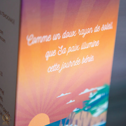 Carte de souhait - Anniversaire de naissance - Doux rayon de soleil