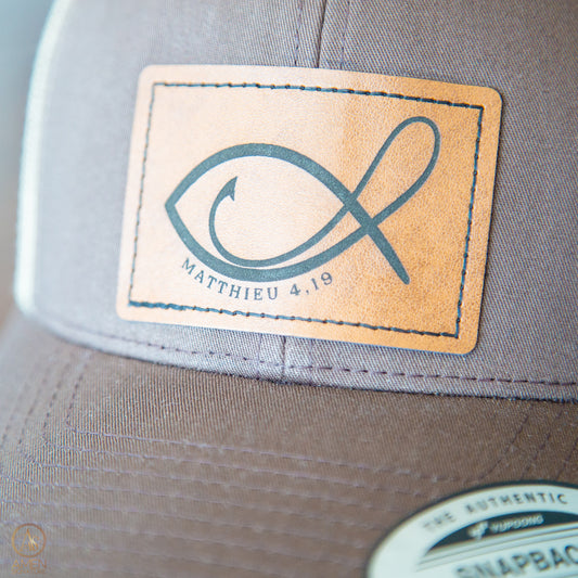 Casquette camionneur ajustable - Pêcheurs d’hommes Matthieu 4,19
