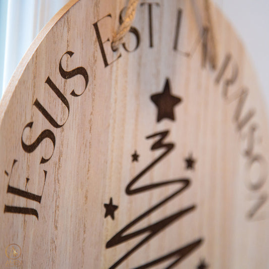 Panneau mural chrétien - Jésus est la raison de la saison