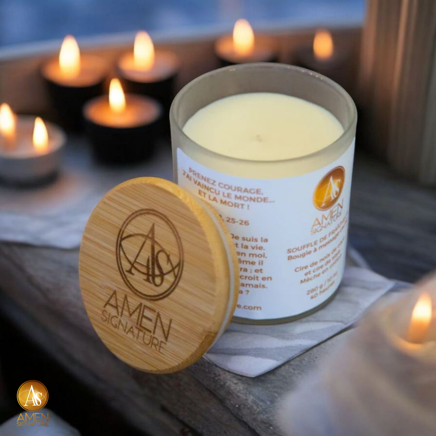 Bougie à message caché - Souffle de fraîcheur - 10 oz