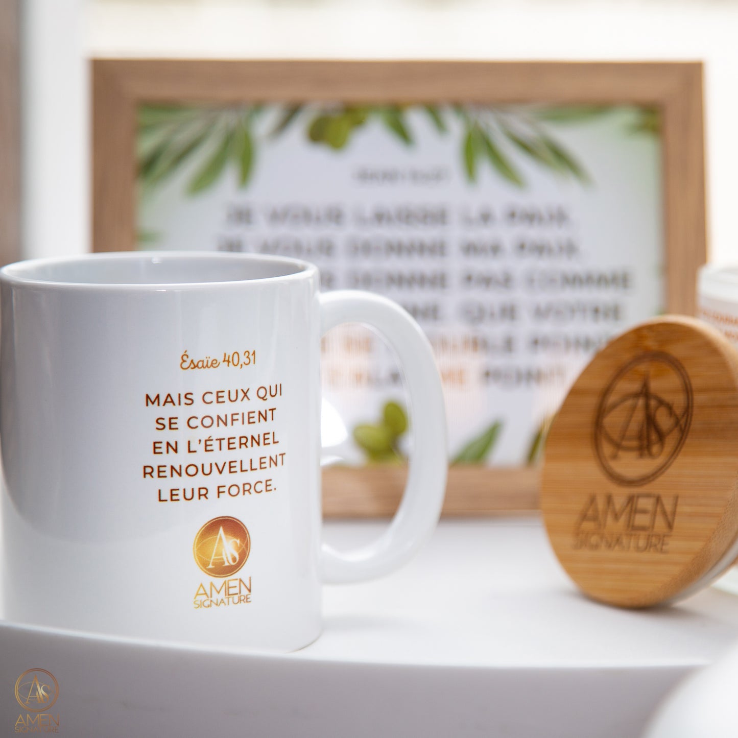 Tasse - Jésus a marché sur l’eau, moi je marche sur le café - 11 oz