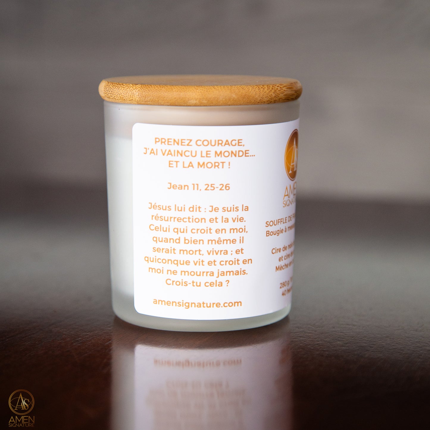 Bougie à message caché – Souffle de fraîcheur – 10 oz