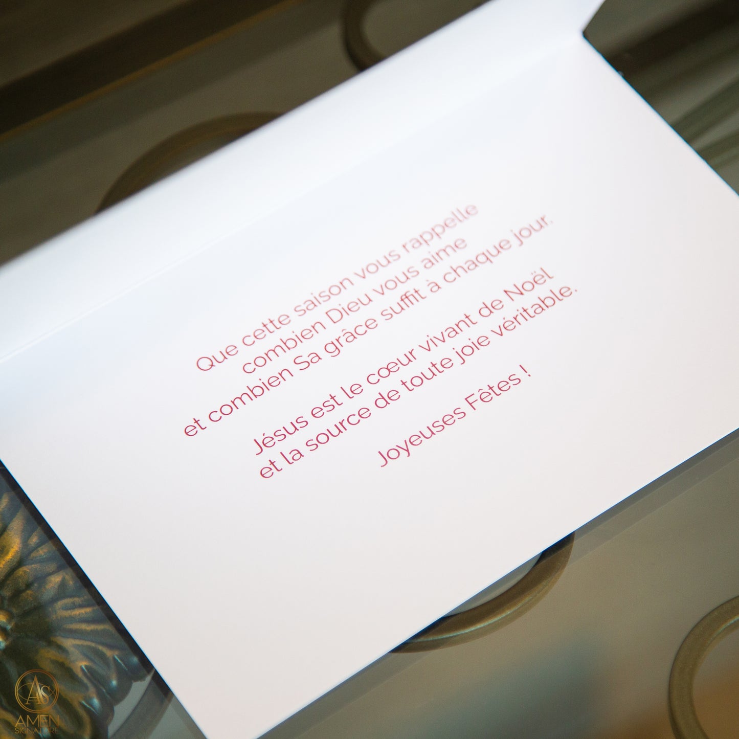 Carte de souhaits chrétienne - Noël - Jésus est la raison de la saison