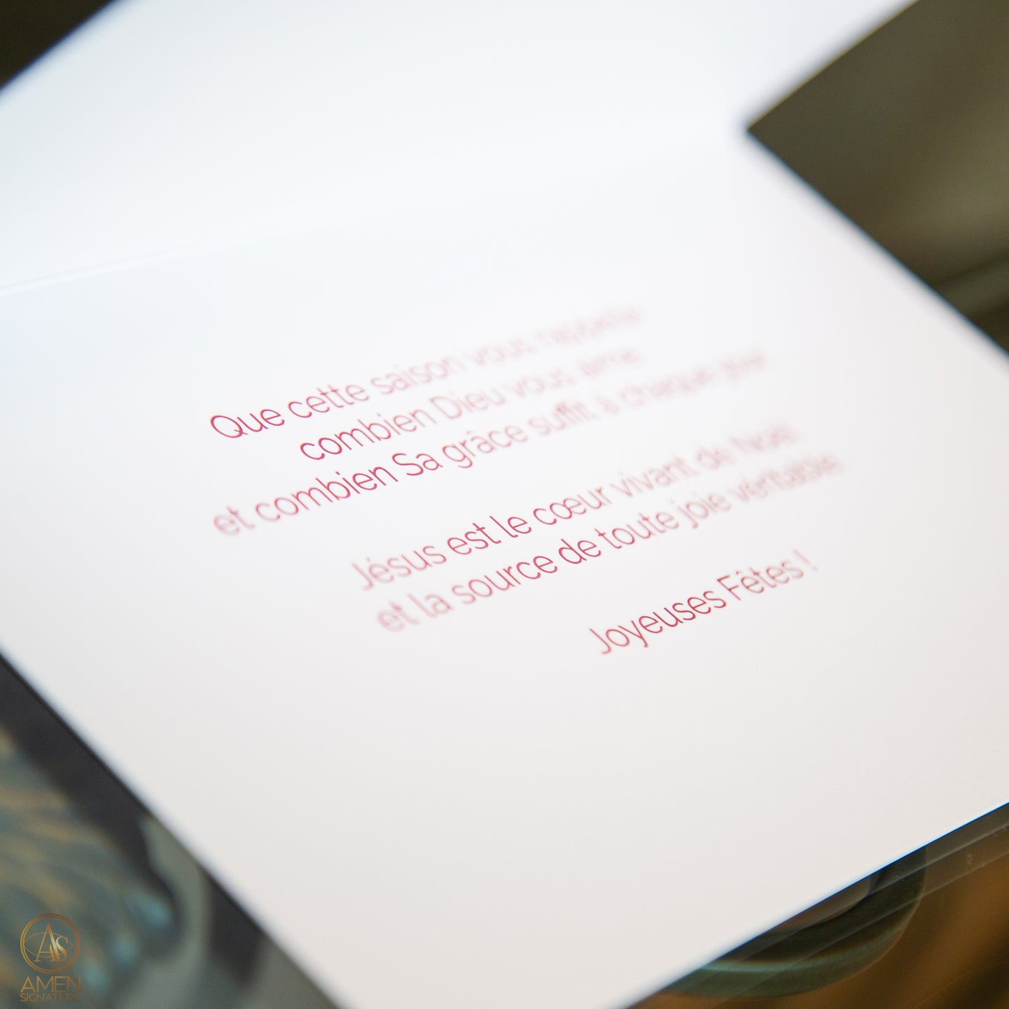 Carte de souhaits chrétienne - Noël - Jésus est la raison de la saison