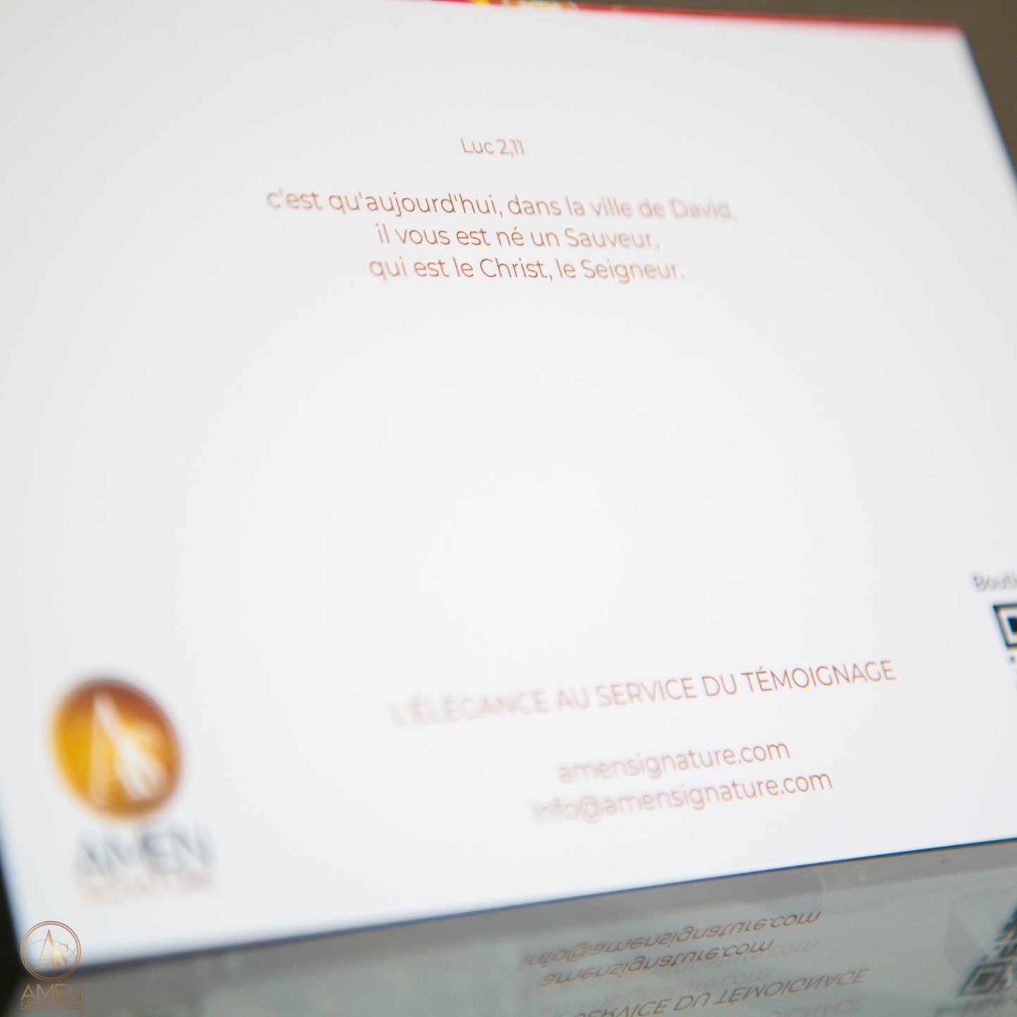 Carte de souhaits chrétienne - Noël - Jésus est la raison de la saison