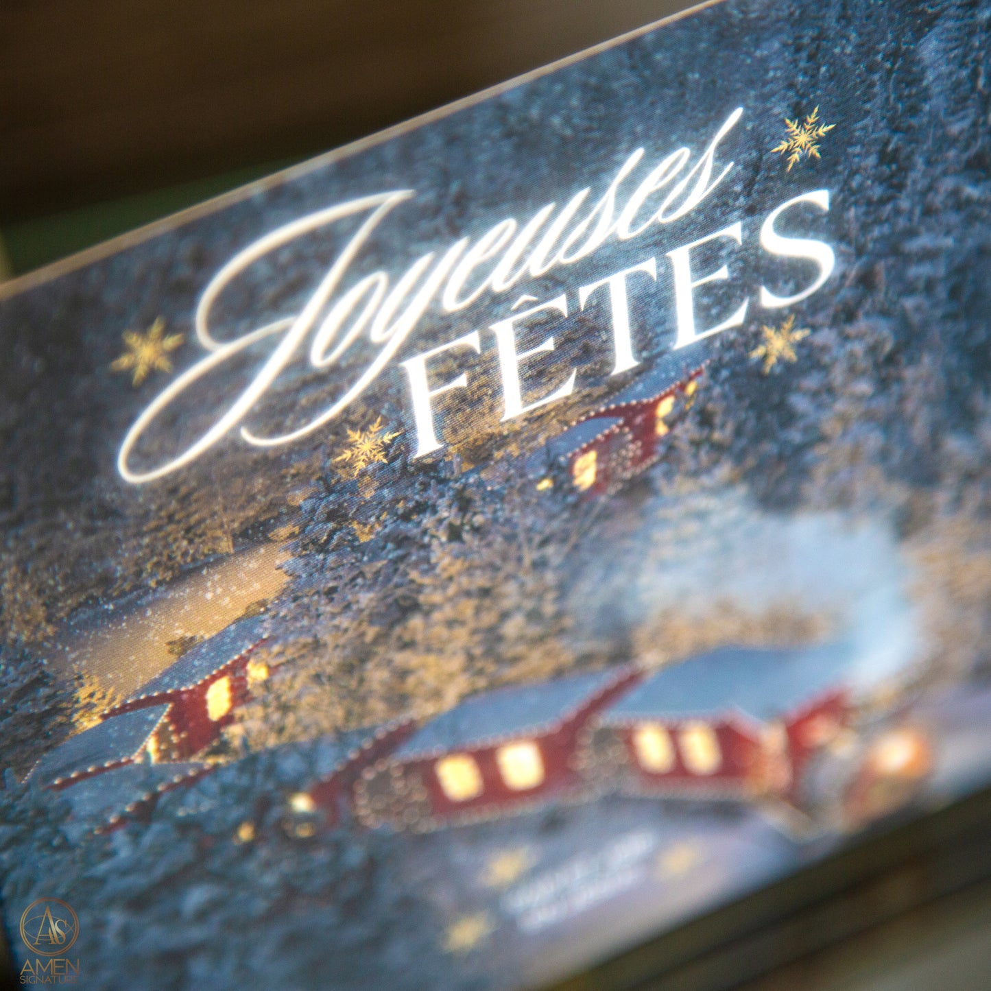 Carte de souhaits chrétienne - Noël - Paix et joie en Jésus