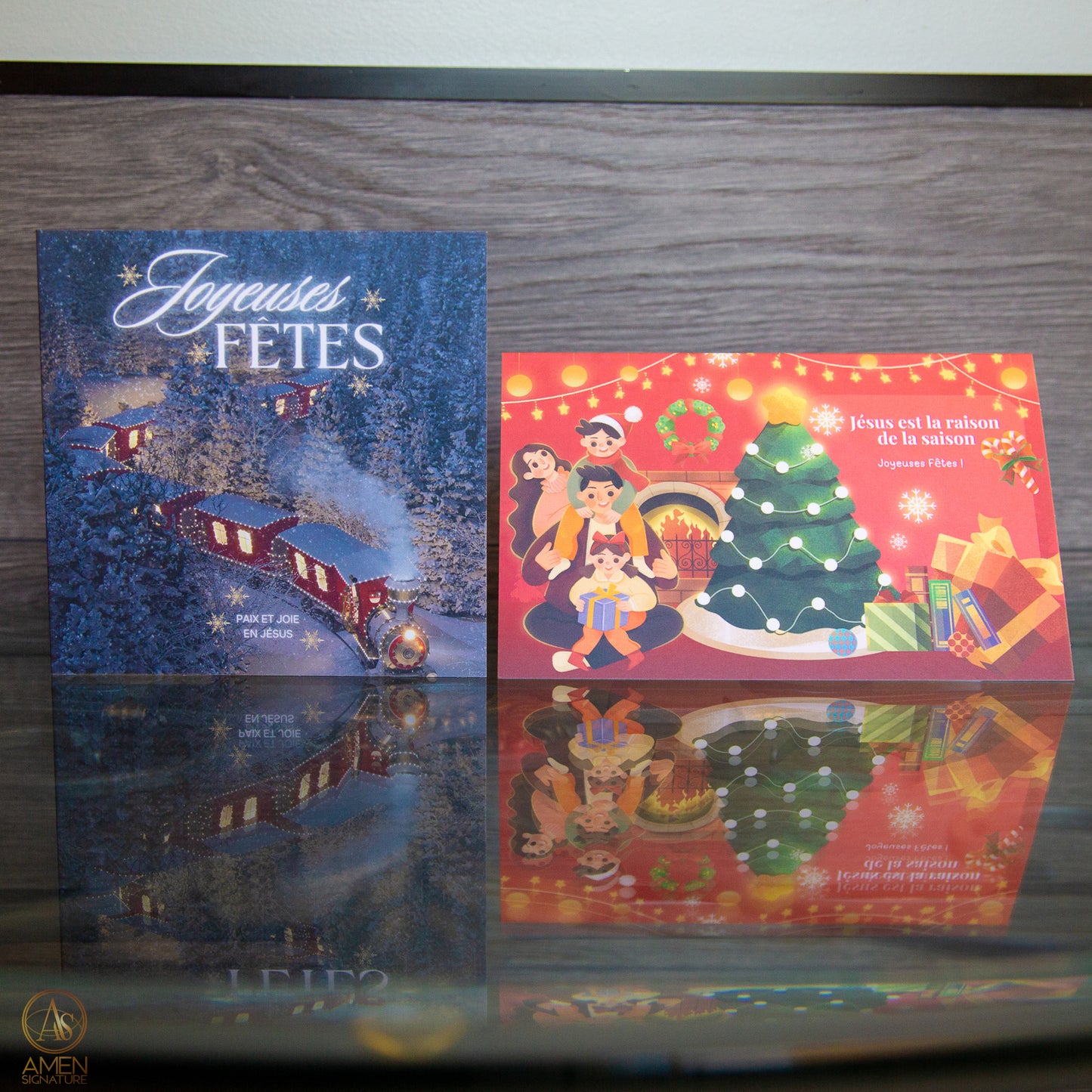 Carte de souhaits chrétienne - Noël - Jésus est la raison de la saison