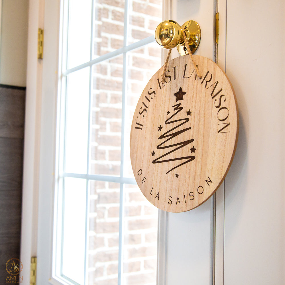Panneau mural chrétien - Jésus est la raison de la saison