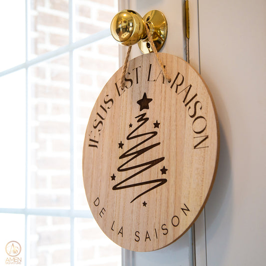 Panneau mural chrétien - Jésus est la raison de la saison