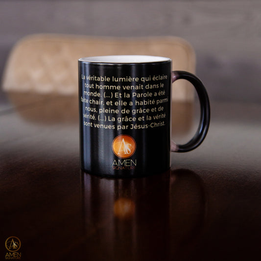 Tasse Mystère Révélé - 11 oz - Message chrétien caché